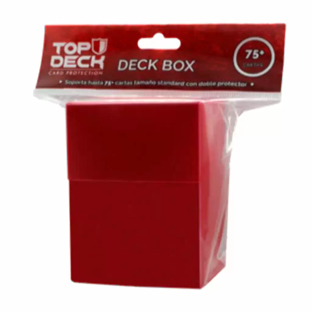 Deck Box Plástico Top Deck 75+ Rojo