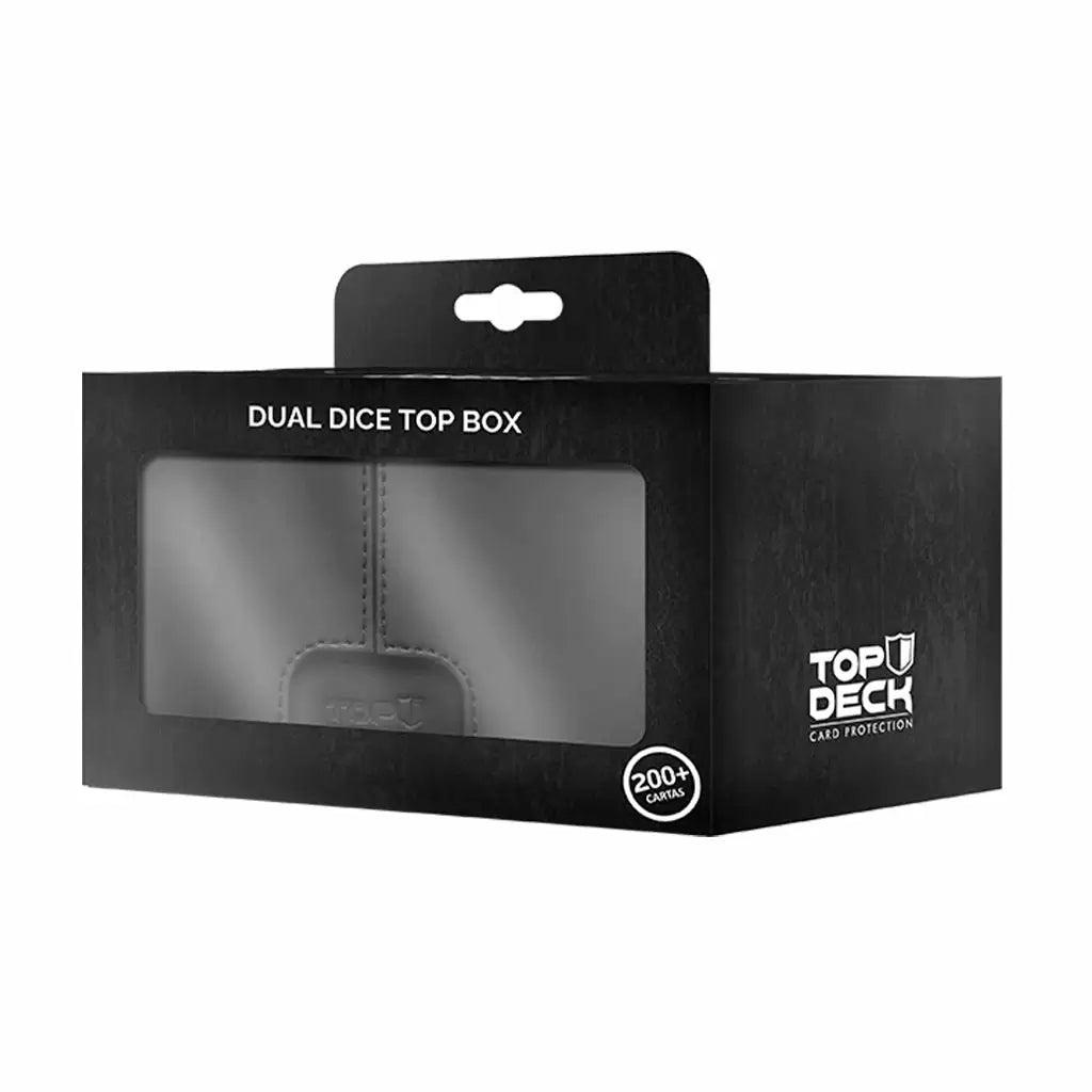 Deck Box Cuero Top Deck Dual Dice Top Box 200 Negro