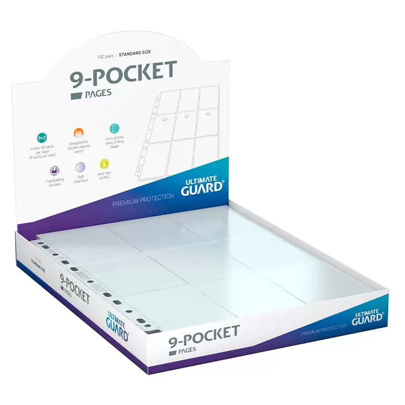 Caja Hojas de Carpeta Ultimate Guard 9-Pocket Pages Standard