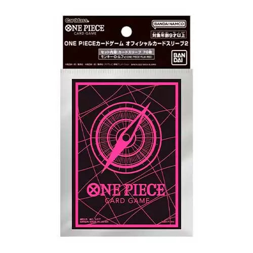 Protectores Estándar One Piece Card Game Wave 6 Logo Pink