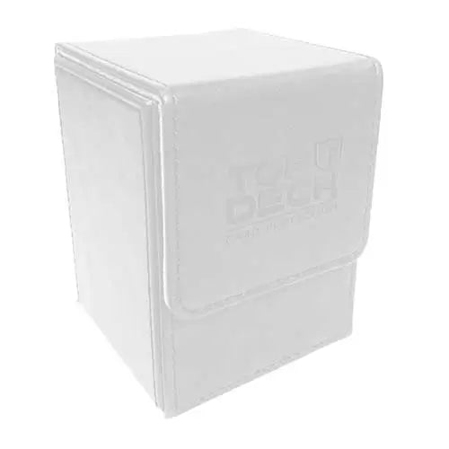 Deck Box Cuero Top Deck Premium Deck Box 100 Blanco