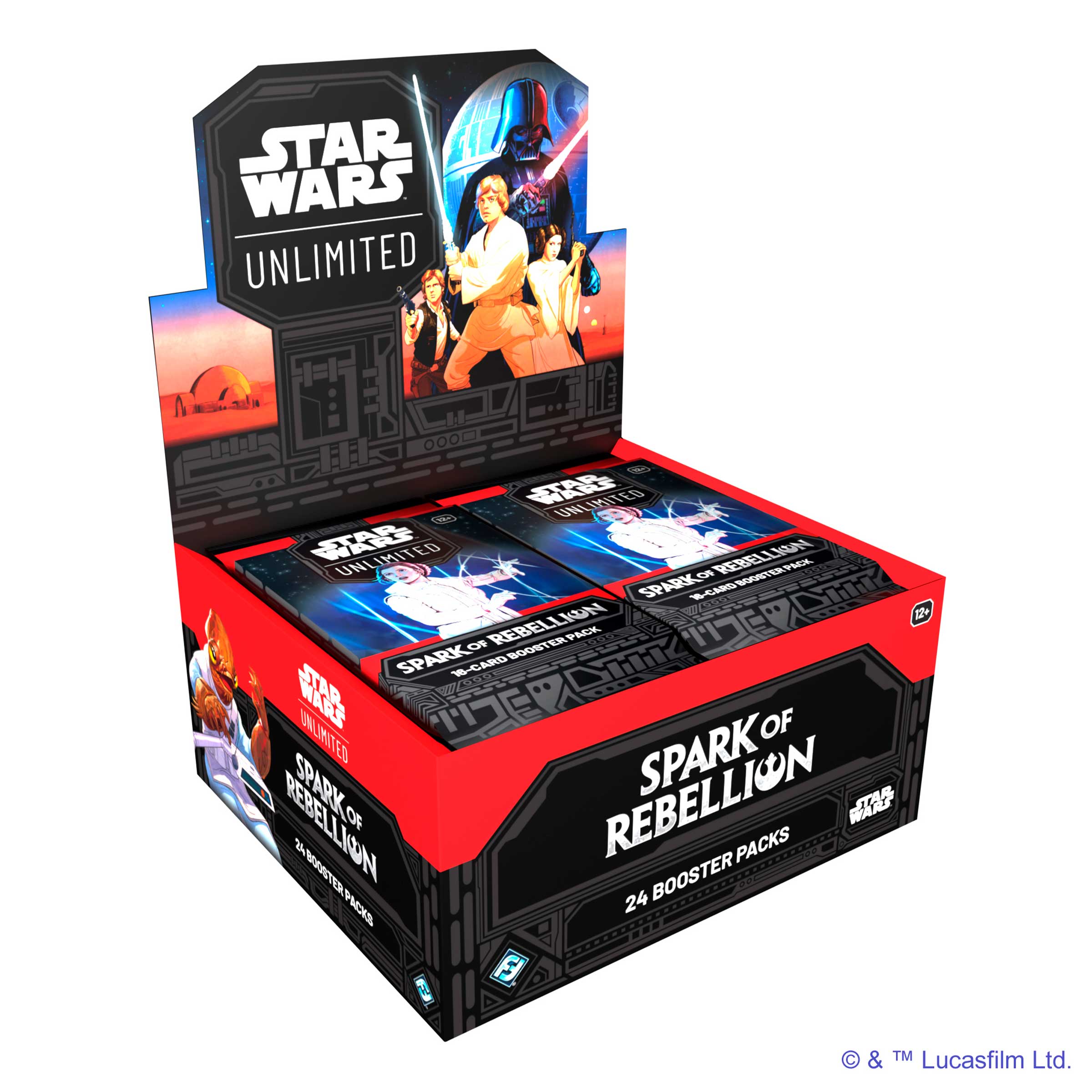 Star Wars Unlimited Spark of Rebellion Booster Display Inglés