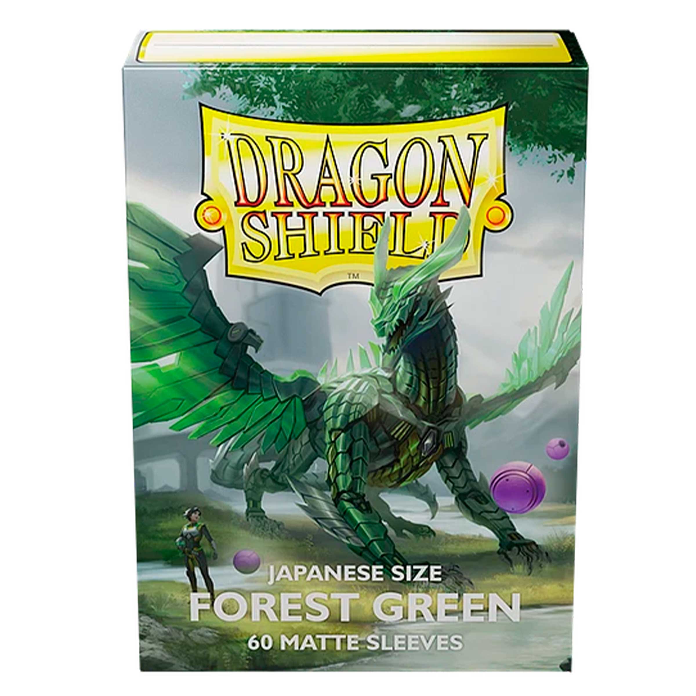 Protectores Small Dragon Shield Matte Forest Green