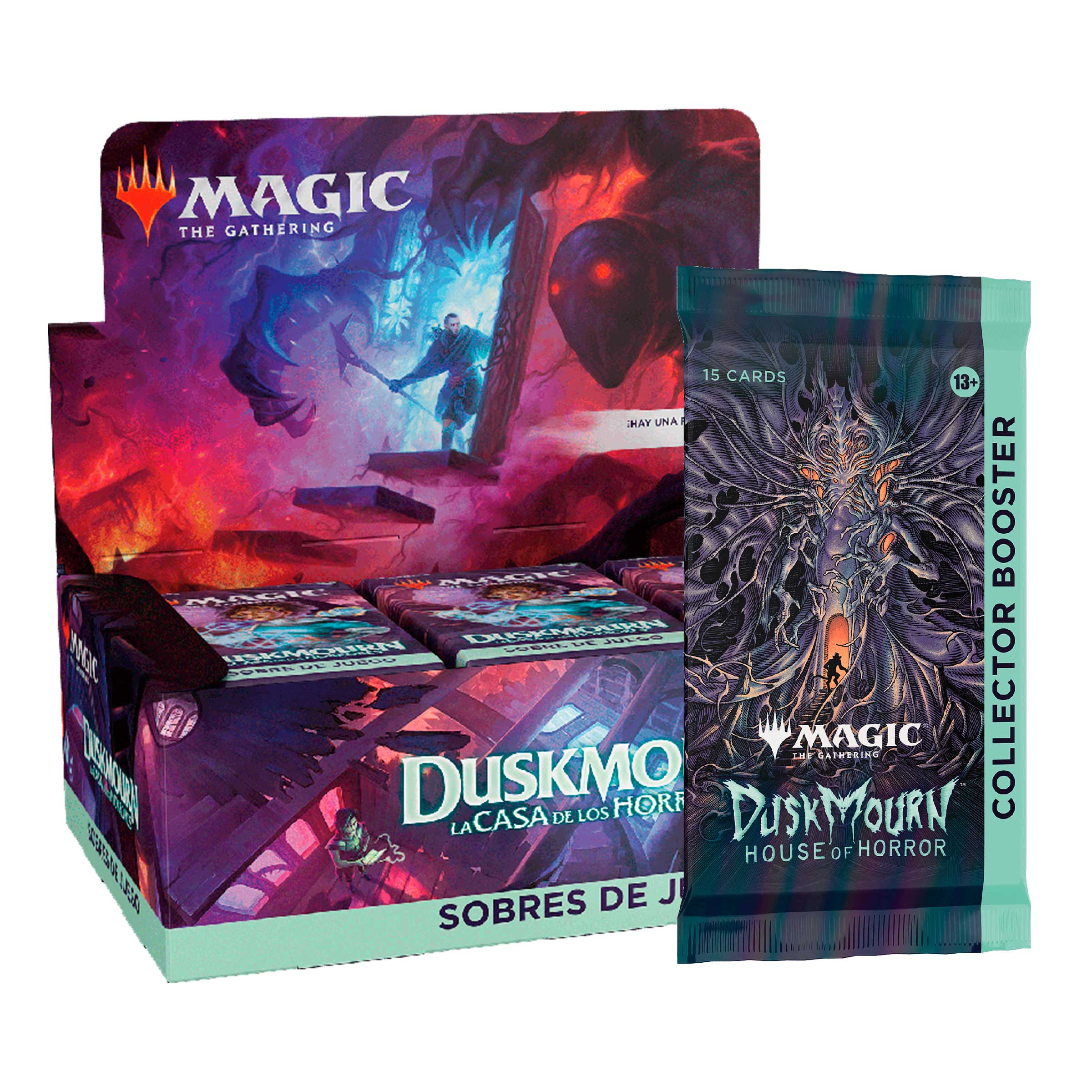 Play Booster Display: Duskmourn Inglés + Collector Booster de Regalo