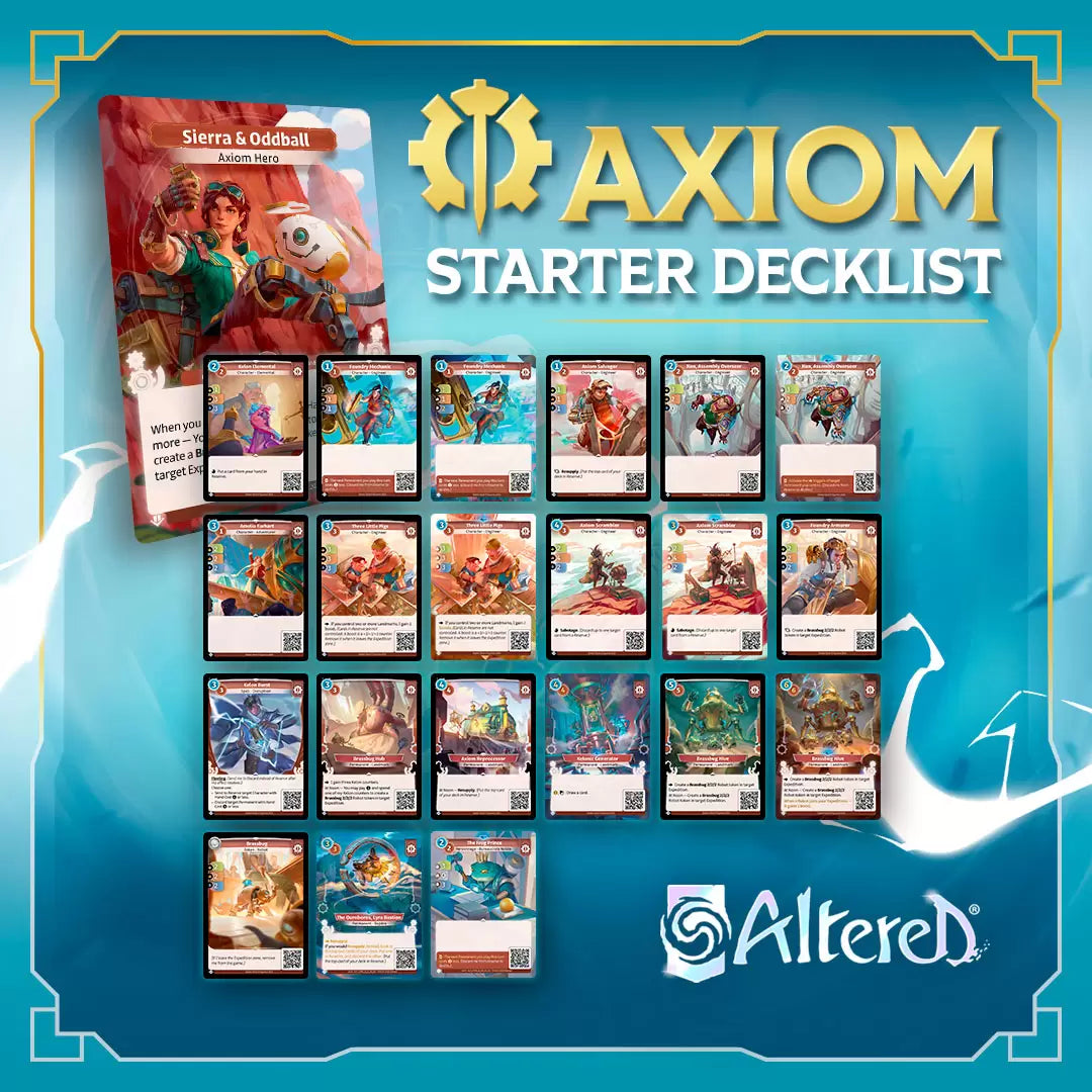 Altered Más Allá de las Puertas Starter Deck Axiom